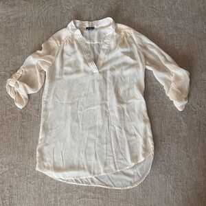 Elegant Cream Women's Blouse